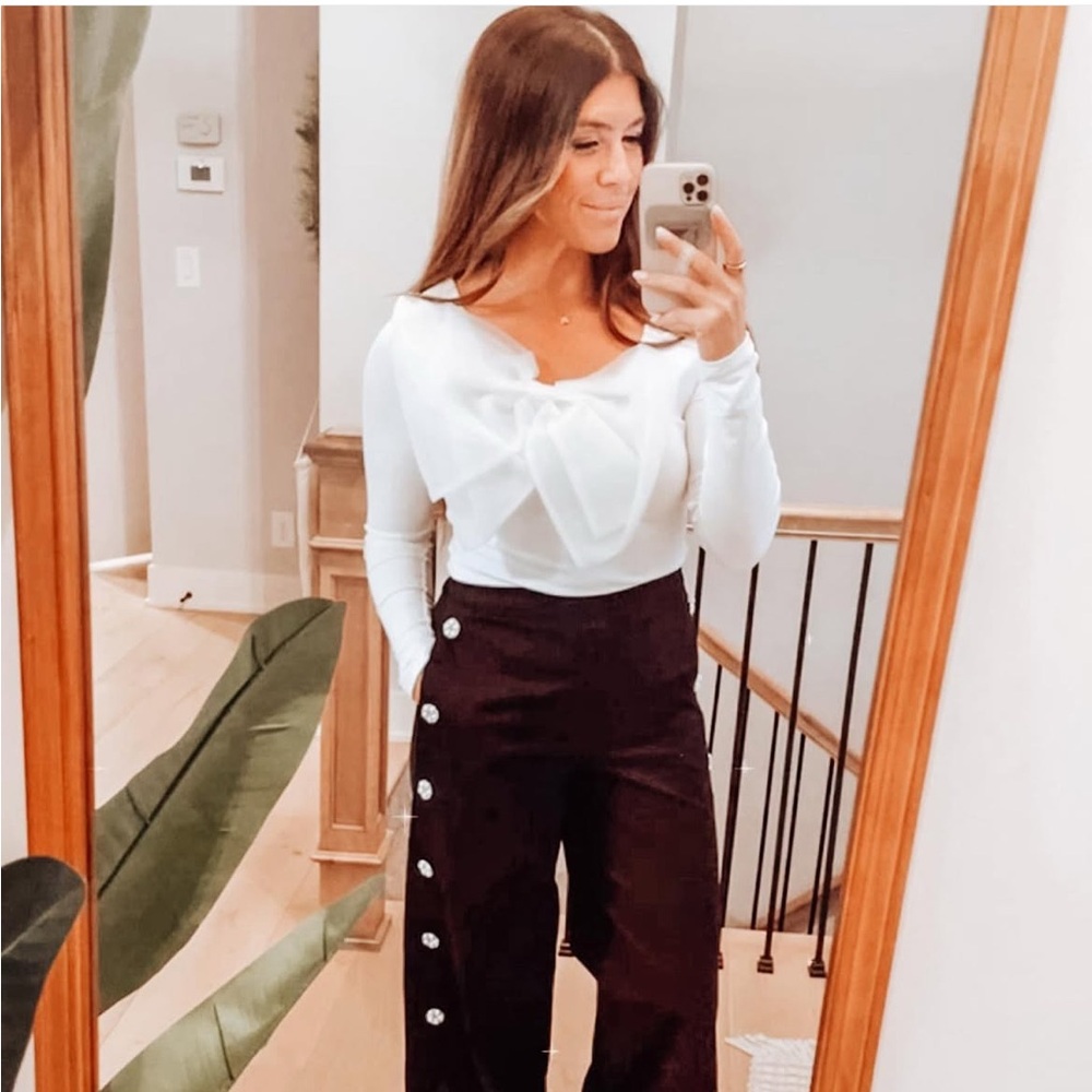Elegant Bow Blouse